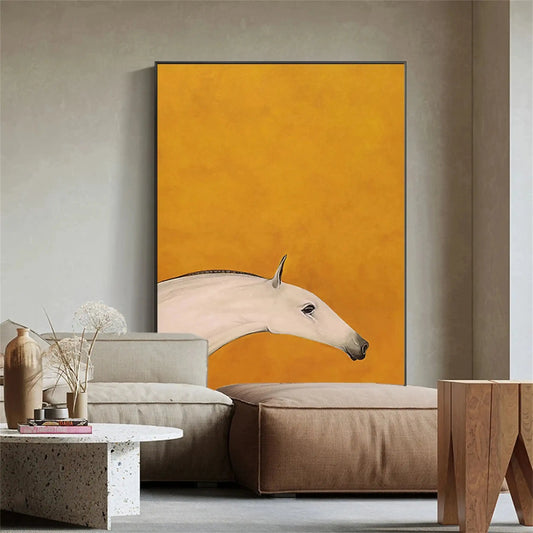 Colorful Horse Abstract Animal Wall Art #AL007
