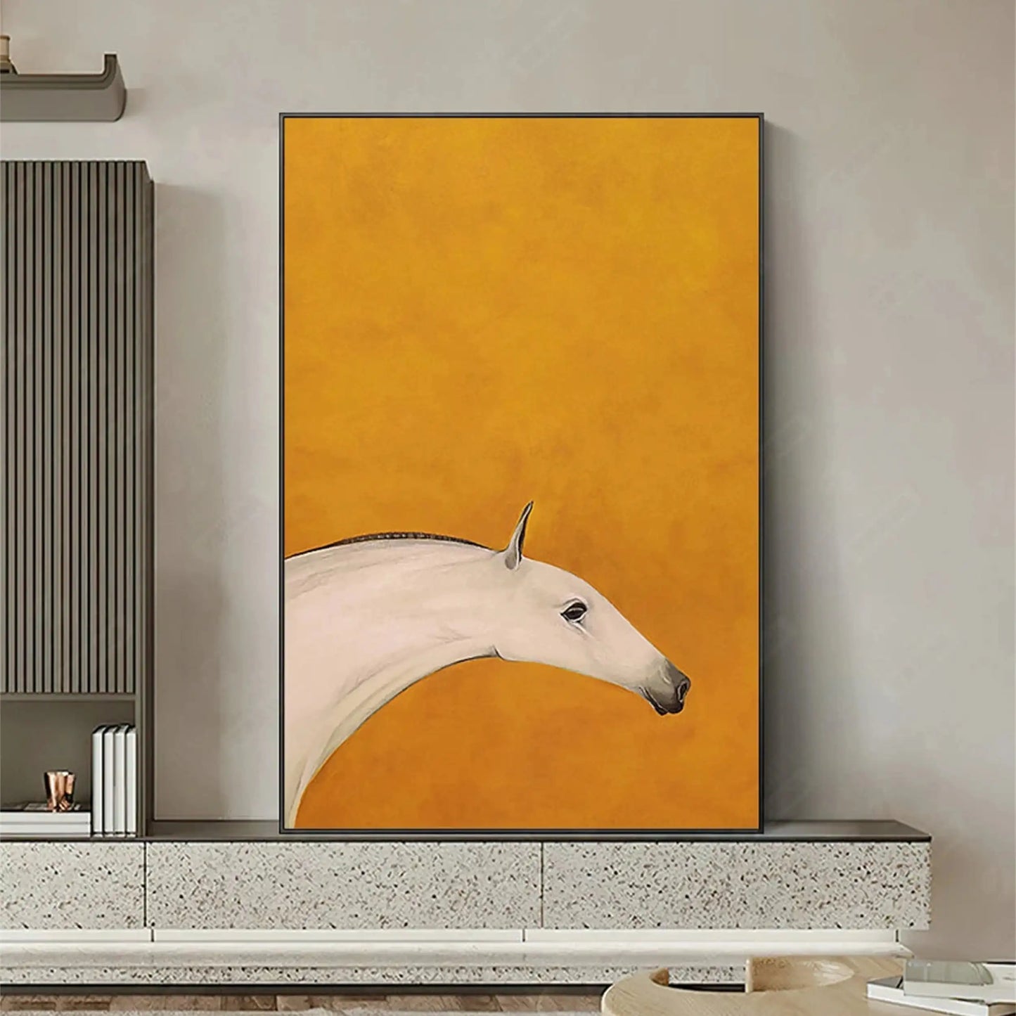 Colorful Horse Abstract Animal Wall Art #AL007