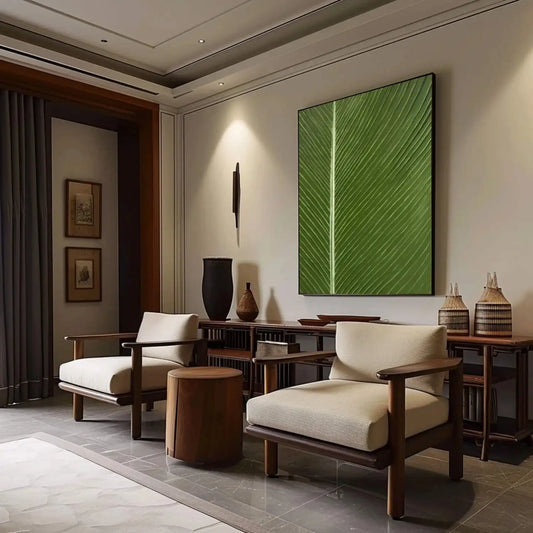 Green Minimalist Texture Art #GT045