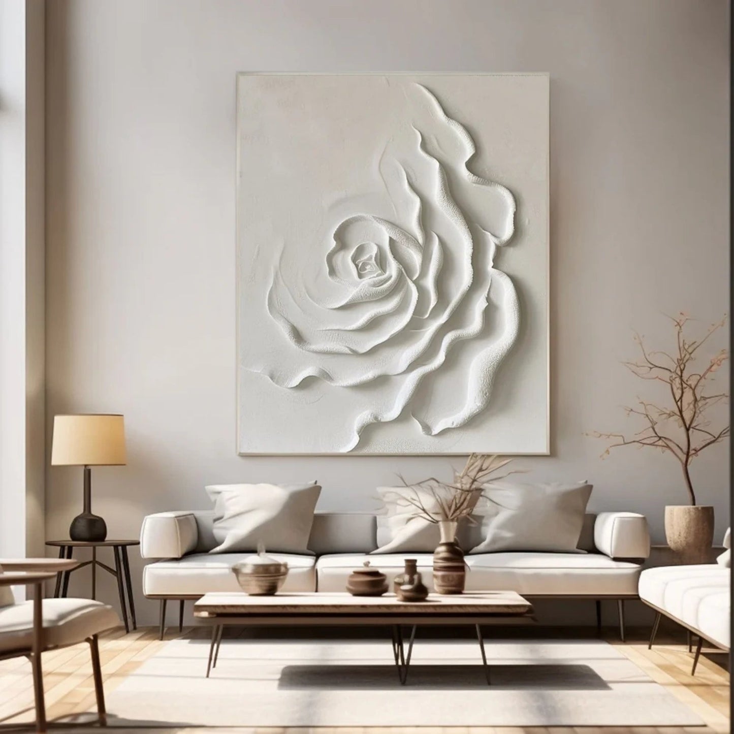 Flower & Tree Abstract Textured Wall Art #ML101