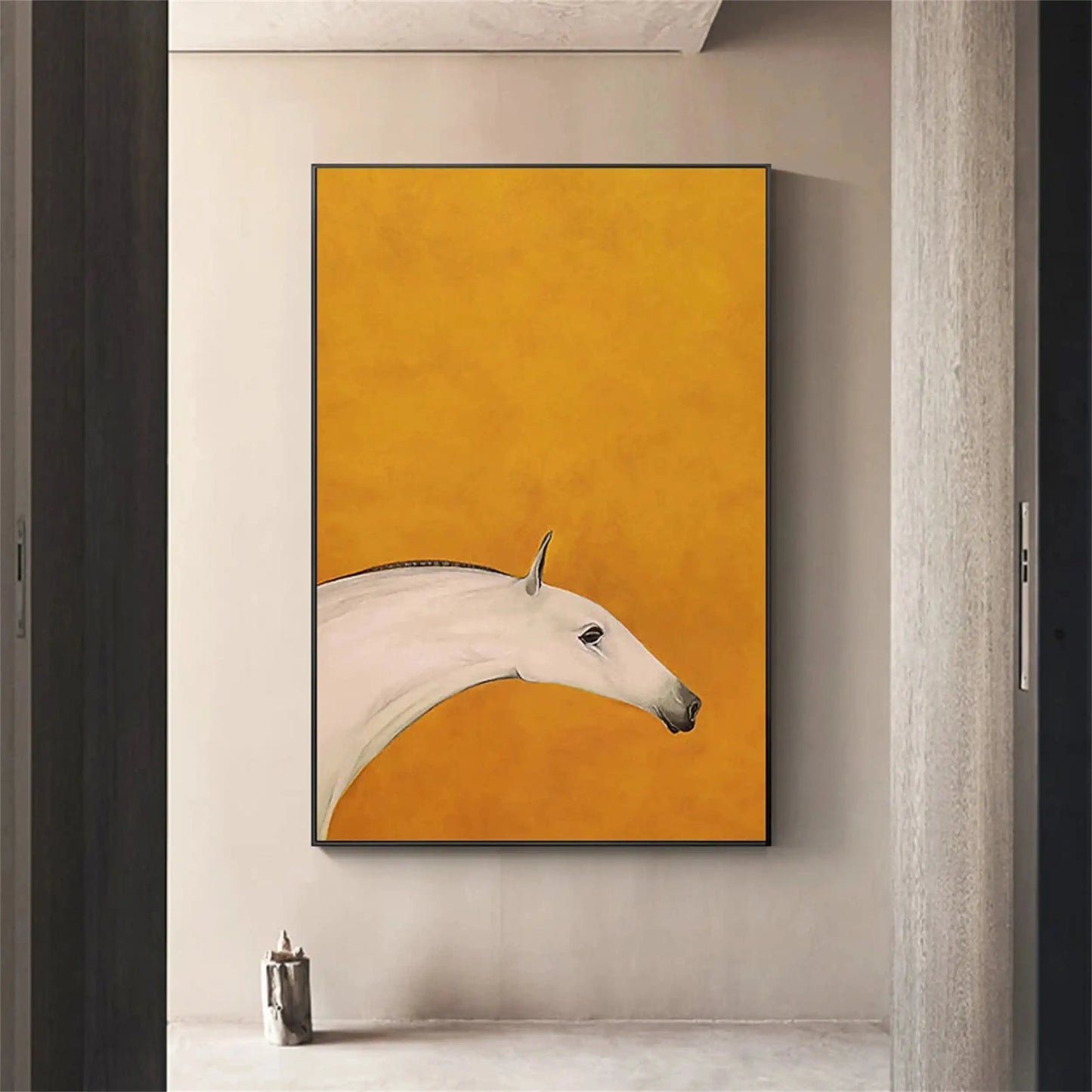 Colorful Horse Abstract Animal Wall Art #AL007